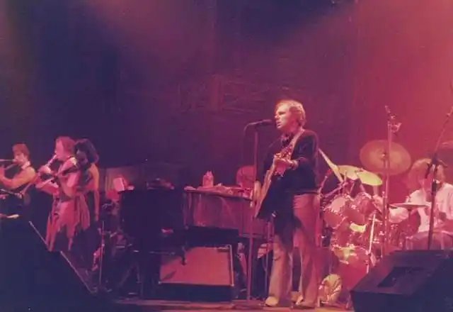 With Van Morrison’s band